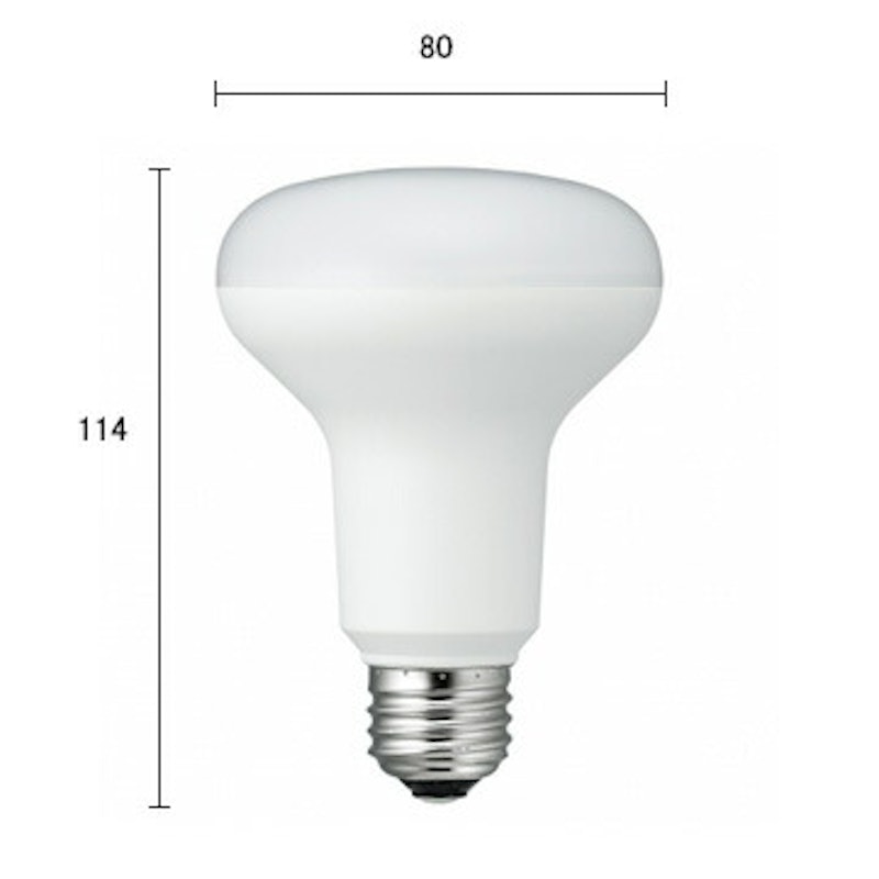 R80レフ形LED 電球色 4