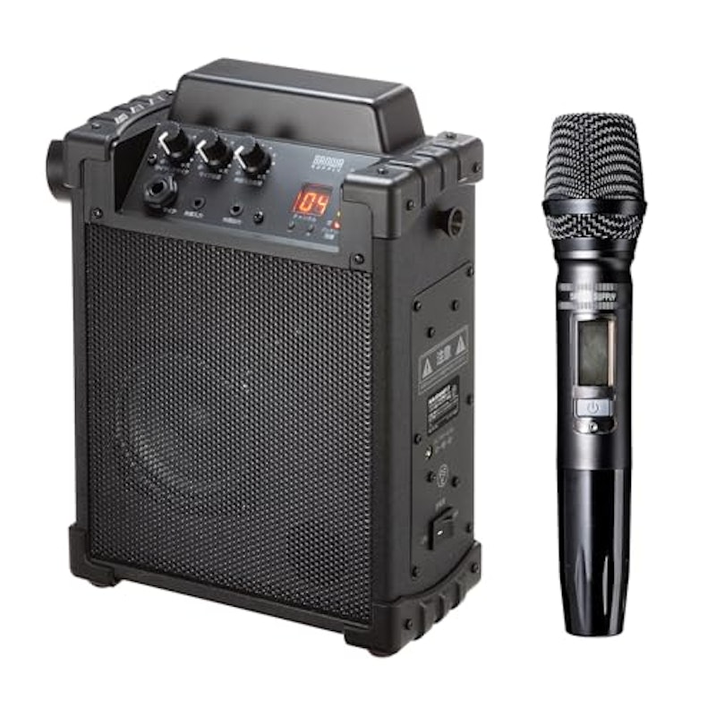 ワイヤレスマイク付き拡声器スピーカー 1