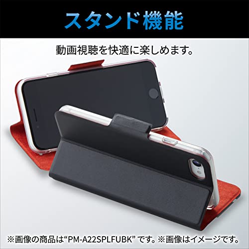 手帳型レザーケース UltraSlim Flowers 磁石付 5