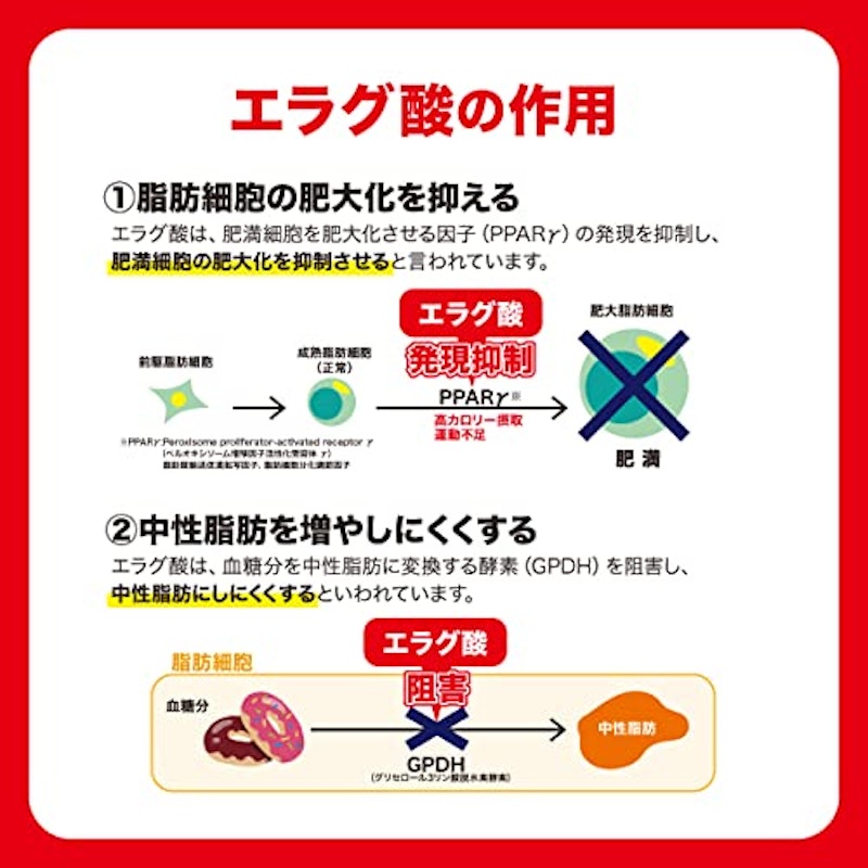 肥満気味の方の脂肪減少をサポートする エラグ酸 30日分 4