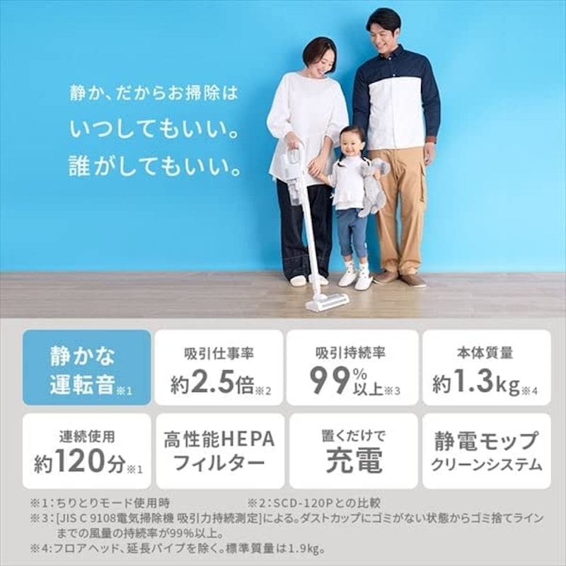 充電式サイクロンスティッククリーナー 3