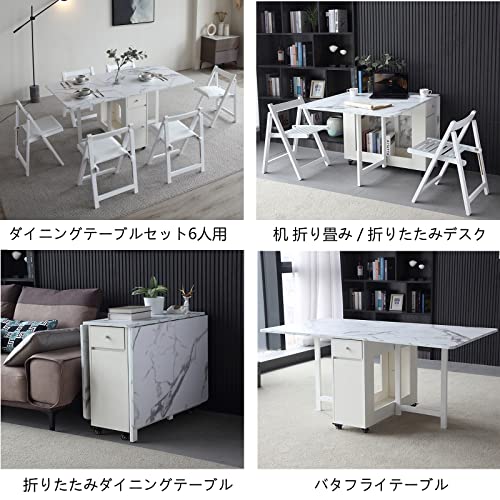 折りたたみダイニングテーブル 7