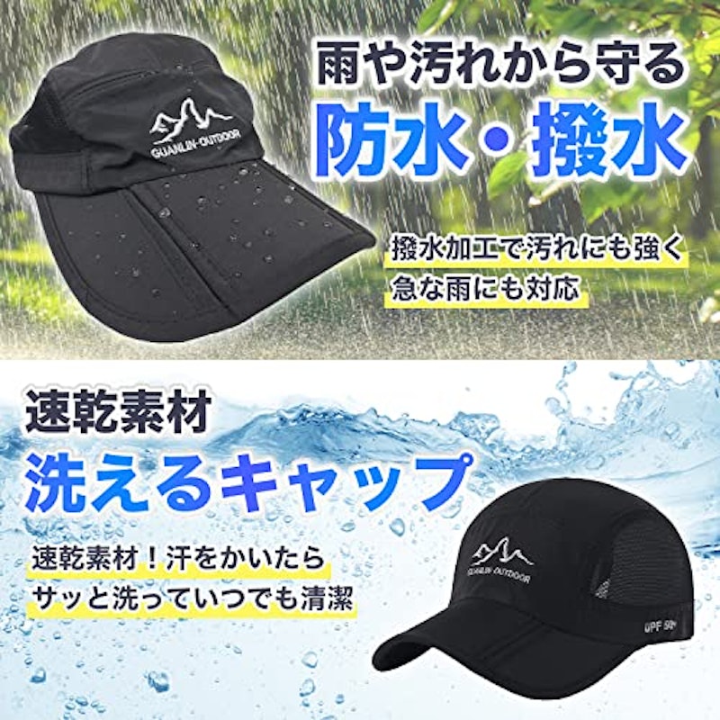 折りたたみランニングキャップ 5