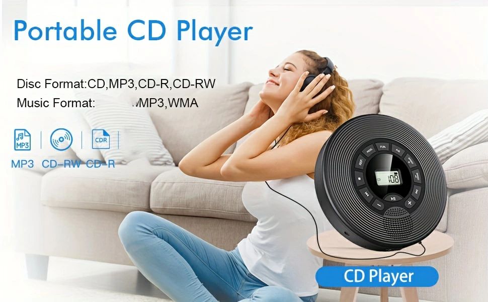 車用の再充電可能なCDプレーヤー 6