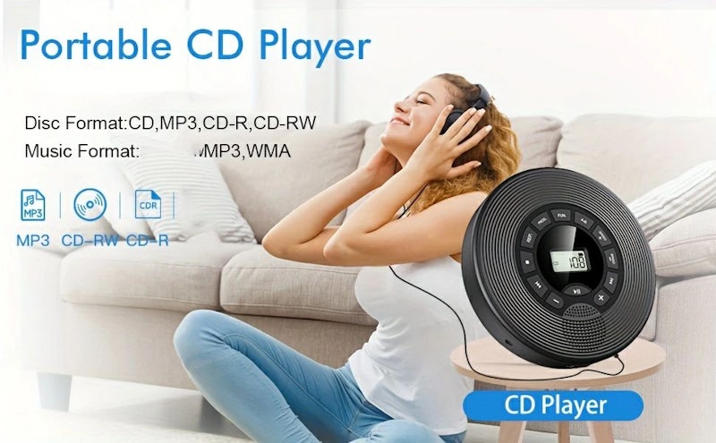 車用の再充電可能なCDプレーヤー 6