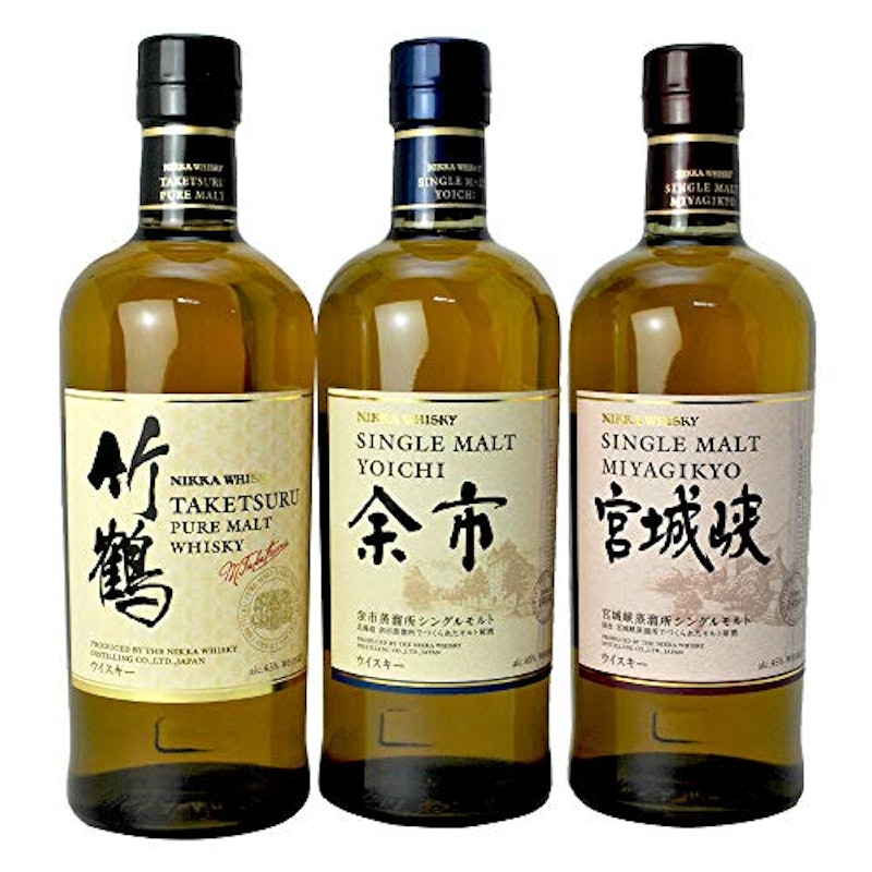 余市・宮城峡・竹鶴 3本セット 1