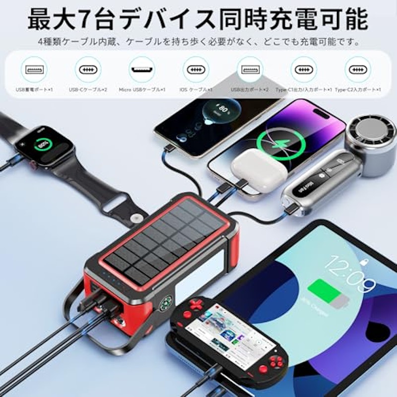 ソーラーモバイルバッテリー 3