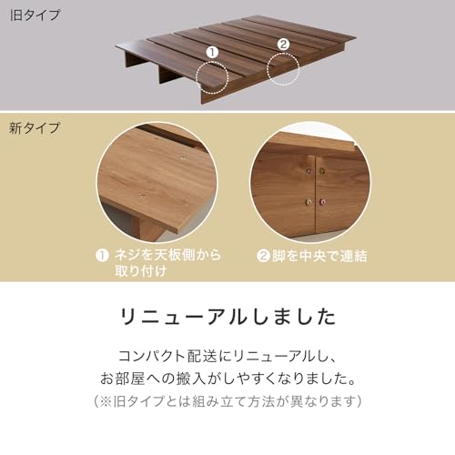 ロータイプすのこベッドフレーム 4