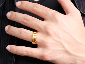18金ゴールドリング 3