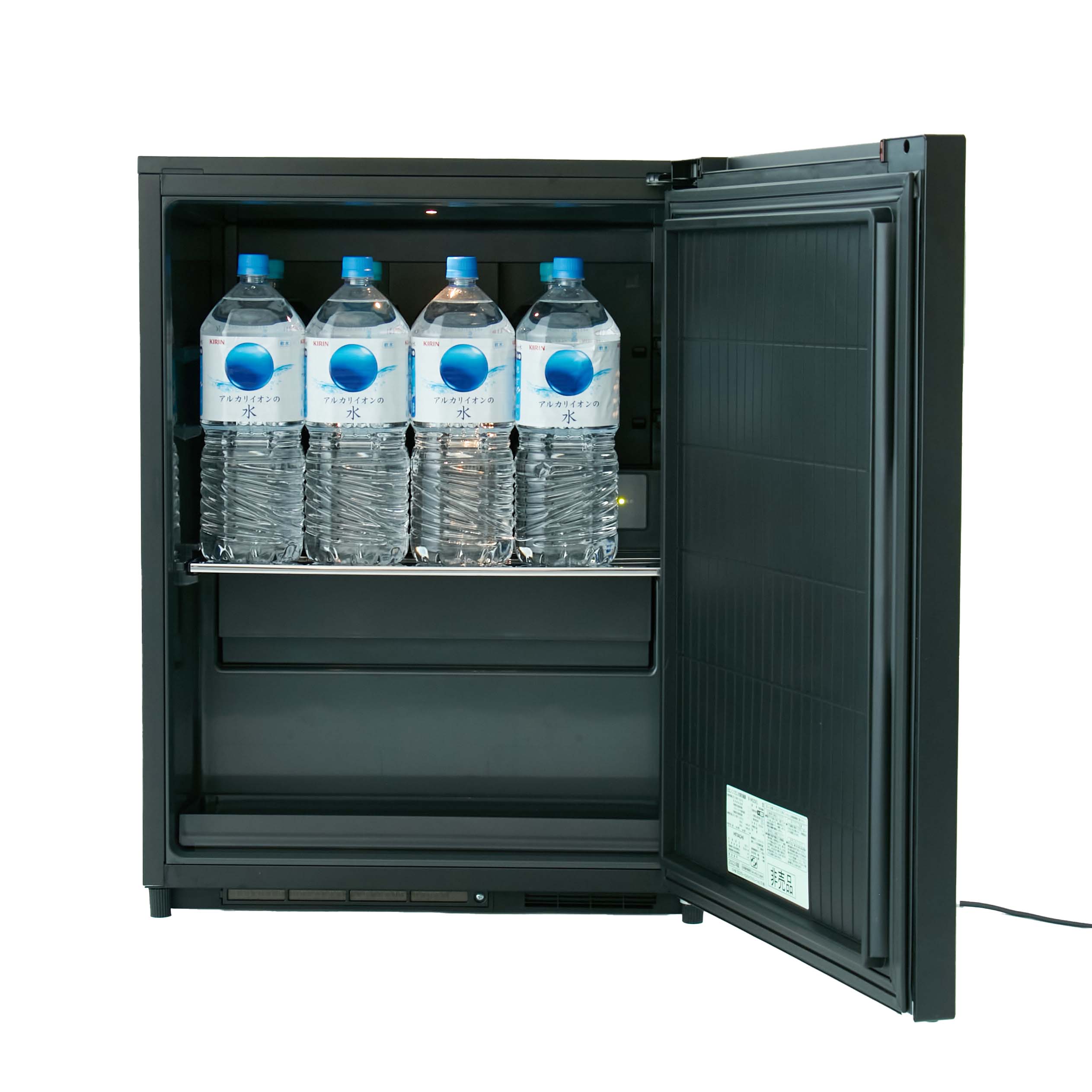 3404 ミニ冷蔵庫 日立 Chiiil R-MR7S ブラック 日立 冷蔵庫 R-MR7S Chiiil 73L 右開き 2台縦置き可能 冷蔵