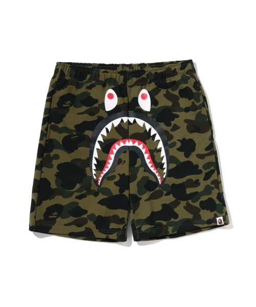 1ST CAMO SHARK SWEAT SHORTS 1