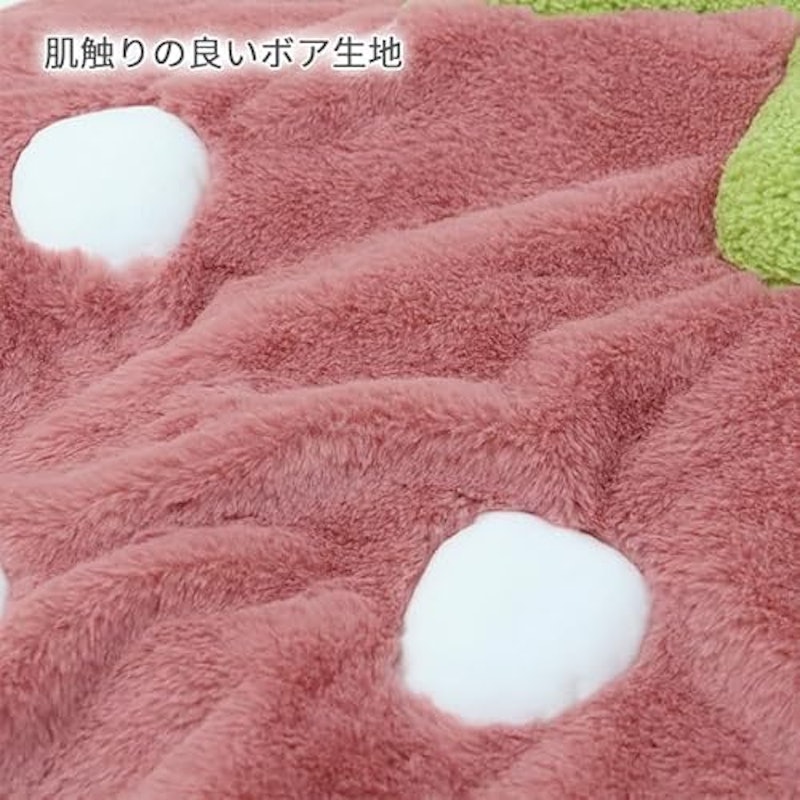 くすみ苺 クッション 5