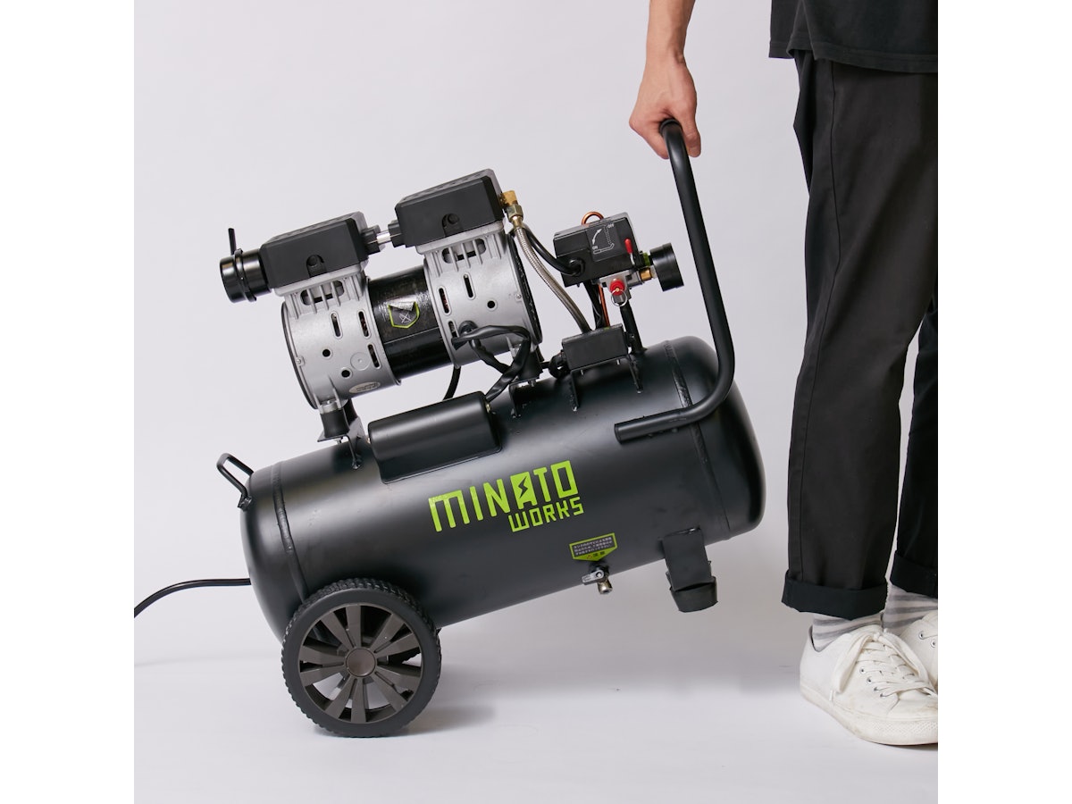 ミナト電機工業 ミナトワークス エアーコンプレッサー 静音 ミナト電機工業 ミナトワークス エアーコンプレッサー 静音