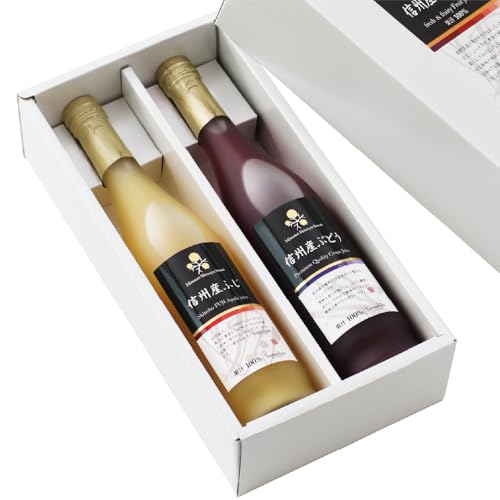 信州産100％果物ジュース500mL 2本セット 1