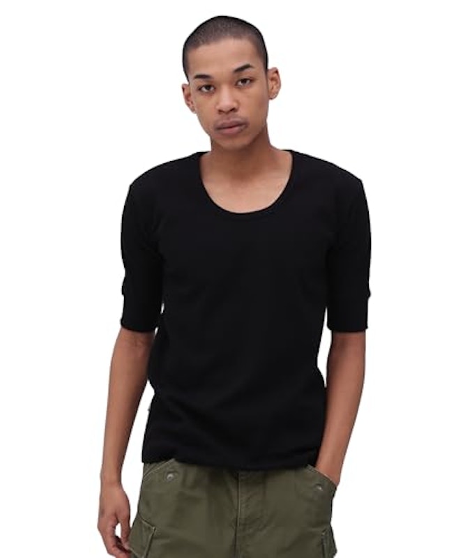 RIB HALFSLEEVE Tシャツ 3