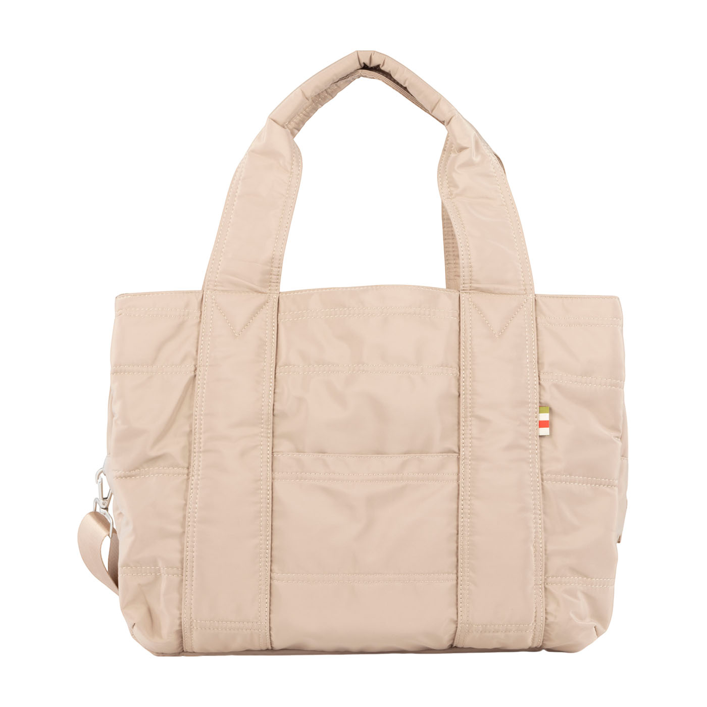 新品未使用　ア二エスベー　ベージュ リュック型 マザーズバッグ　2way 楽天市場】ロゴ ペアレンツバッグ マザーズバッグ agnes b. ENFANT