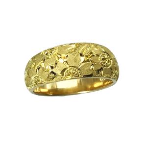 割引卸売純金・24K・❦リボンのリング・可愛い・高級品・フリーサイズ リング(指輪)