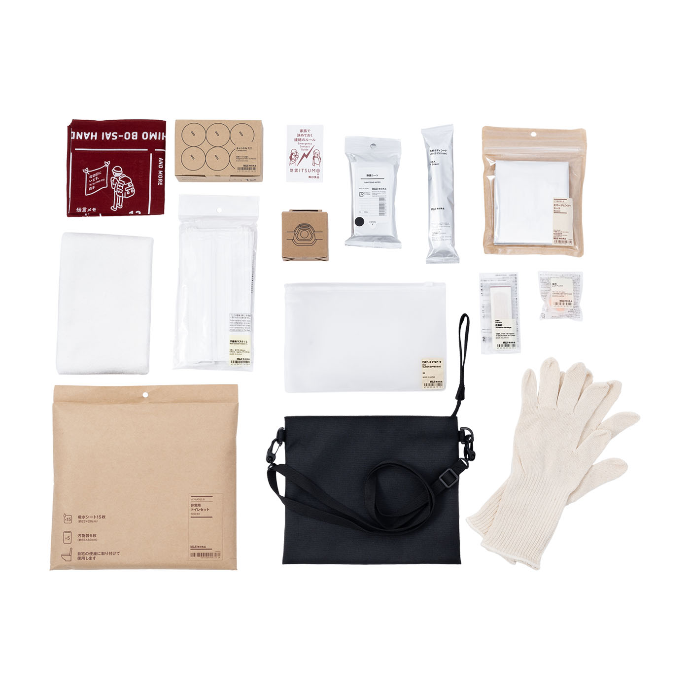 無印良品　防災　いつものもしも 備えるセット 無印良品の「防災セット」を無印マニアの防災共育管理士が徹底