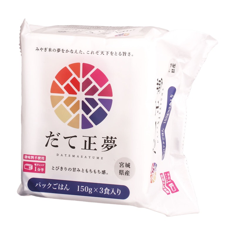 パックご飯 宮城県産 だて正夢 2
