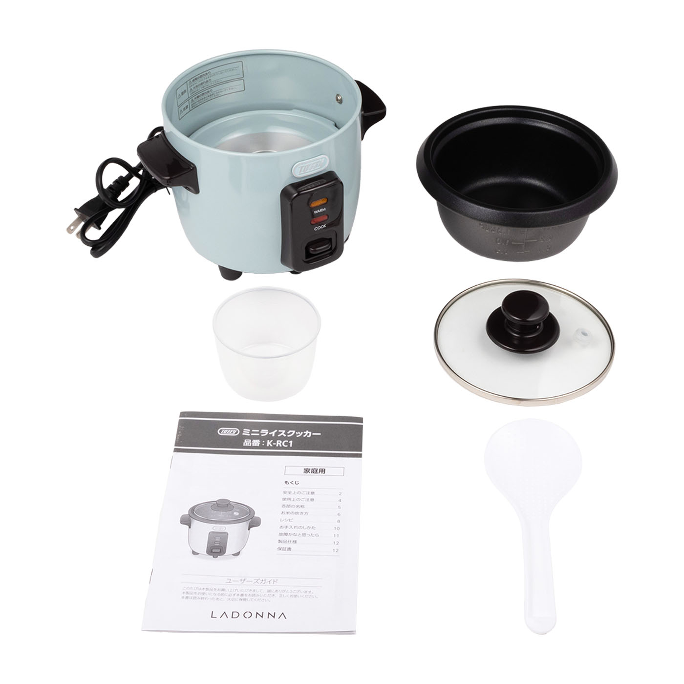 Toffy ミニライスクッカー K-RC1をレビュー！クチコミ・評判をも