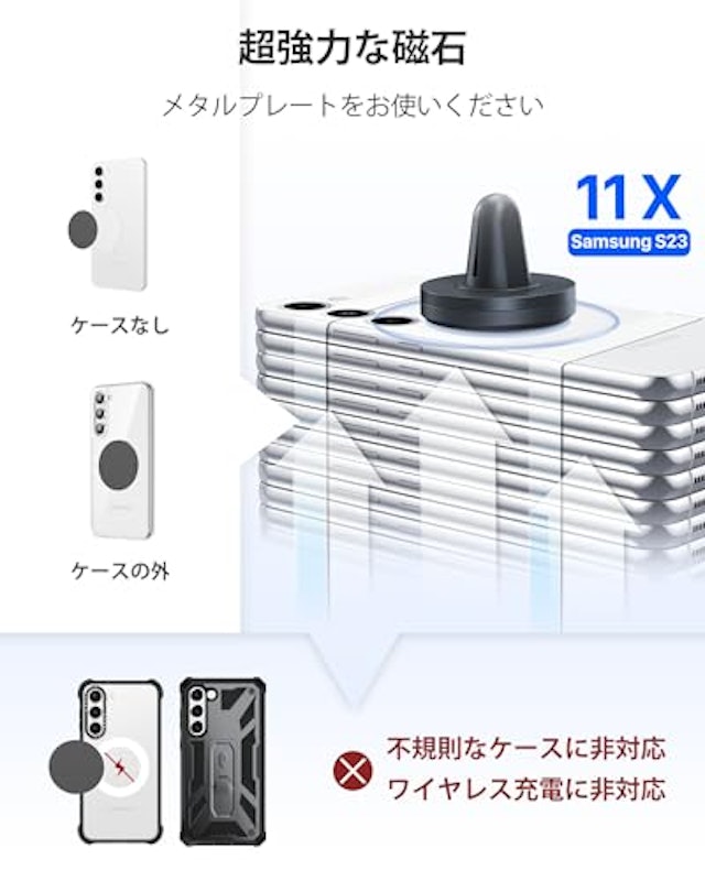 マグネット 車載用スマホホルダー 2
