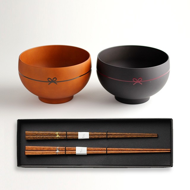 CDF etendue むすび椀 夫婦箸BOXセット 2