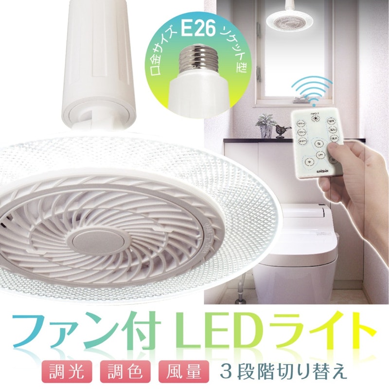 ファン付LEDライト 1