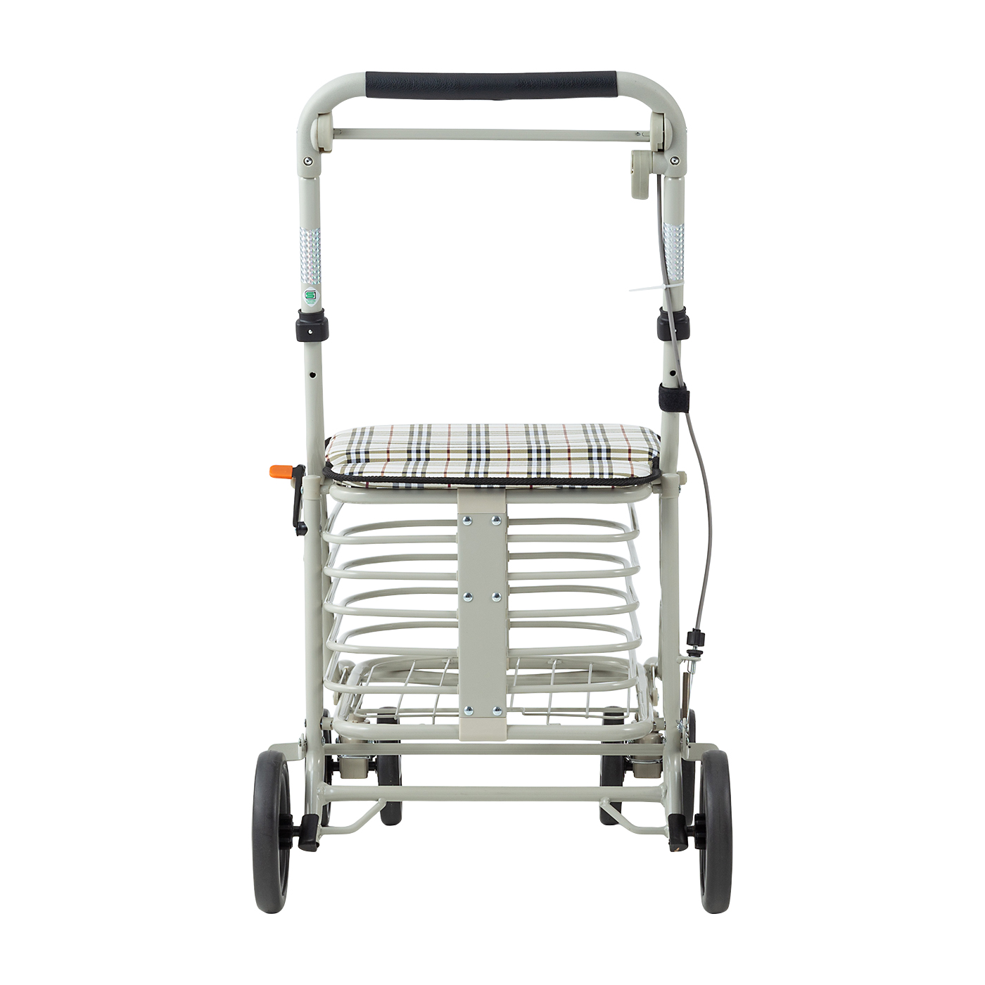 マリン商事 腰かけ付カート Se-00086を検証レビュー！シルバーカーの