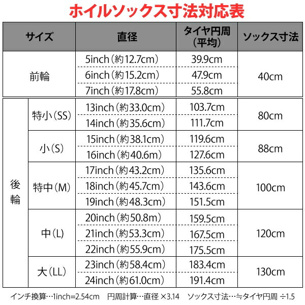 車椅子ホイルソックス 7