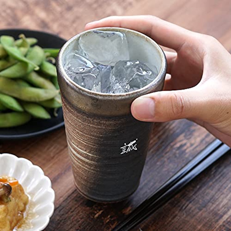 名入れ 萬古焼 金彩タンブラー 3