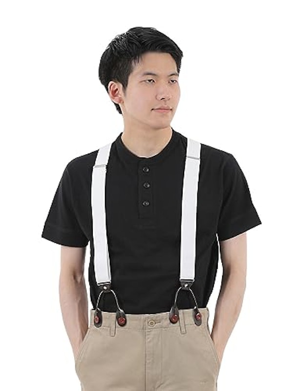 ボタン式サスペンダー