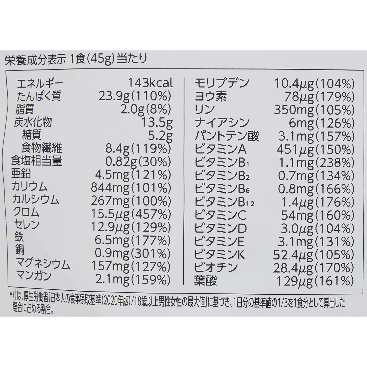 完全栄養食プロテイン 4