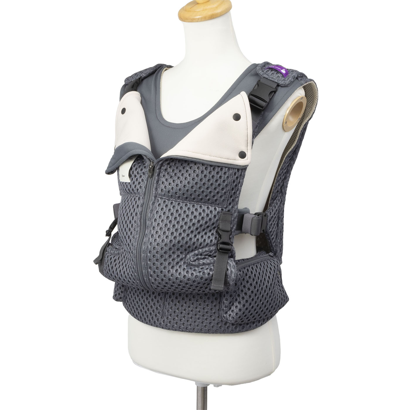 bebeswan 抱っこひも　チャコールグレー　べべスワン bebeswan べべスワン 抱っこ紐（シルバーグレー） bebeswan べべスワン