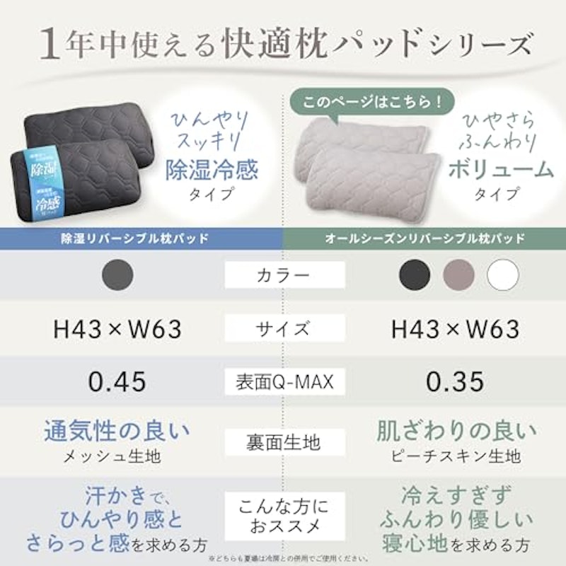 枕パッド 4