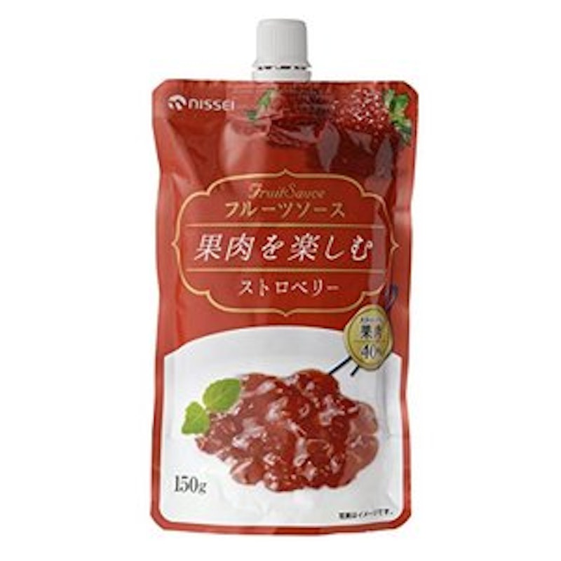 果肉を楽しむフルーツソース ストロベリー 1