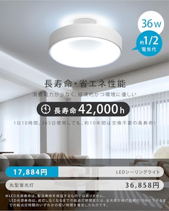 シーリングライト 6