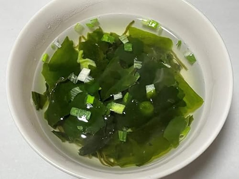 がごめ昆布とわかめ野菜スープ 3