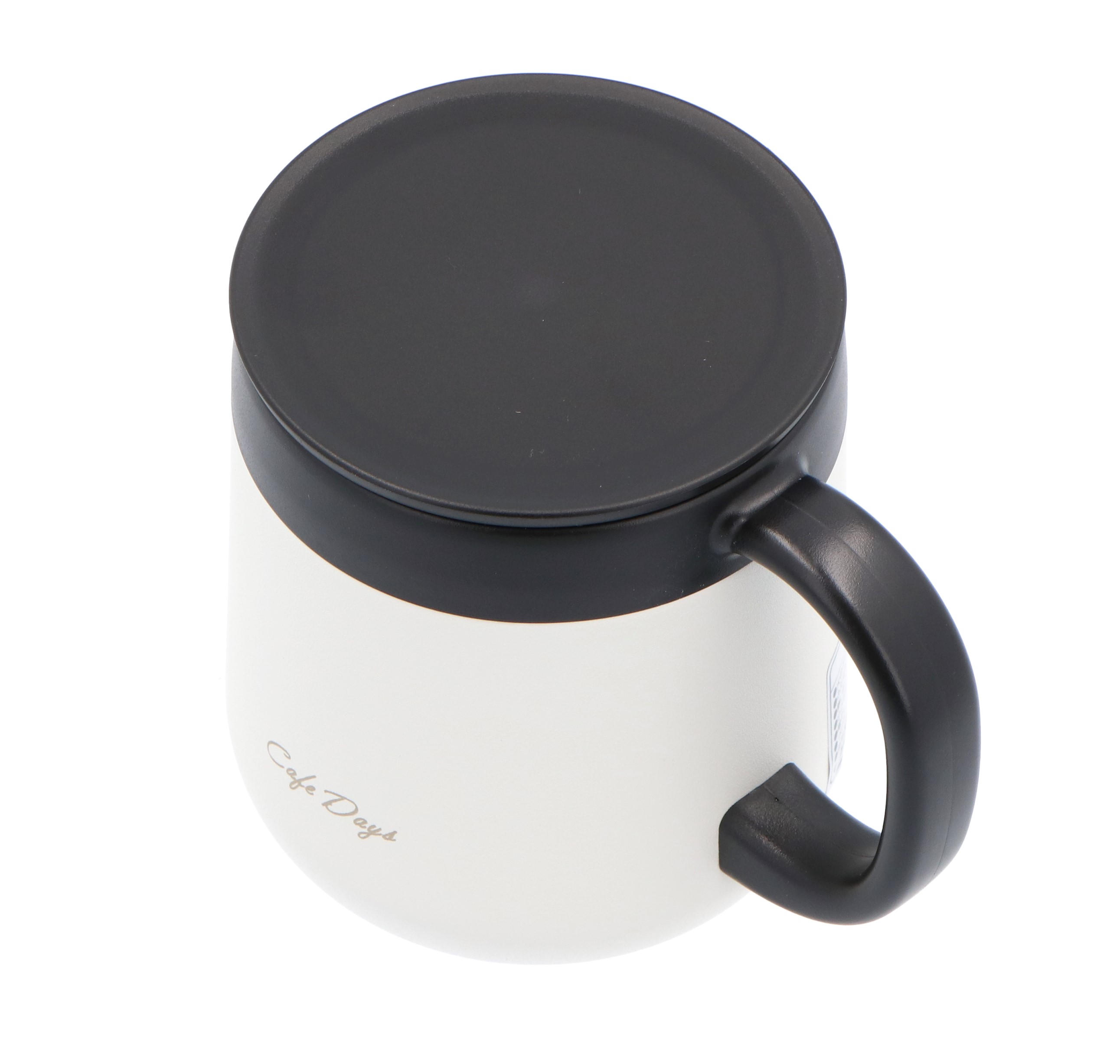 アイリスオーヤマ カフェデイズ 2wayふた付きマグカップをレビュー