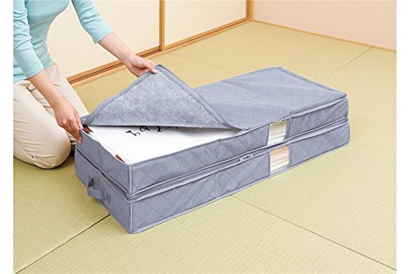 竹炭着物収納ケース 2層式 3