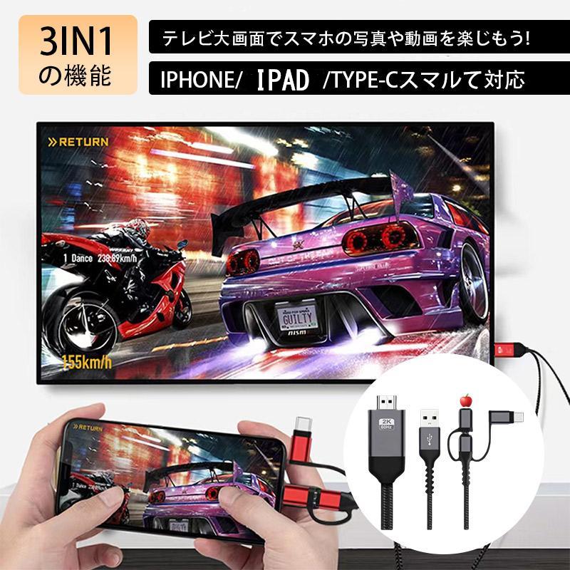 iPhone HDMI変換ケーブル 3