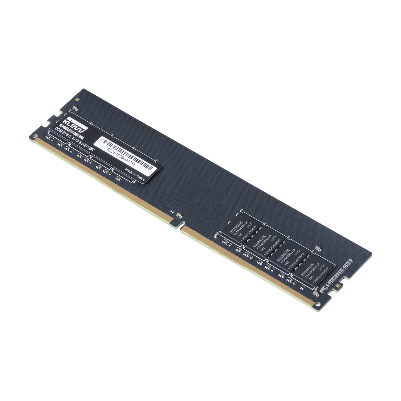 ESSENCORE KLEVV DDR4 U-DIMM STANDARD MEMORY KD48GU881-26N190Aを