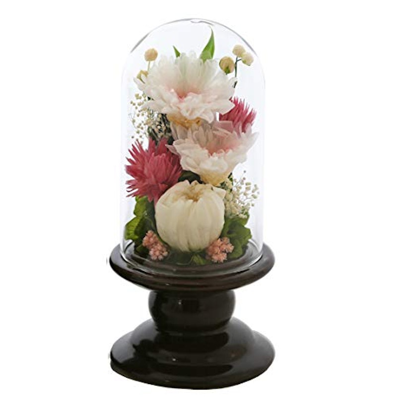 仏花ミニ輪菊glassプリザーブドフラワー 1