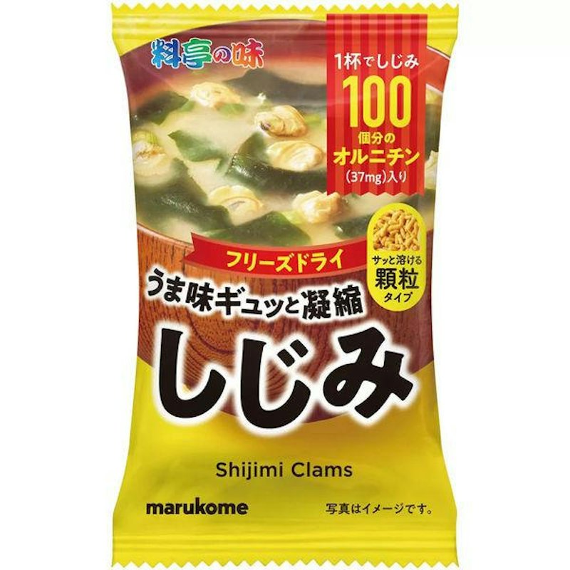 フリーズドライ 顆粒みそ汁 しじみ 1
