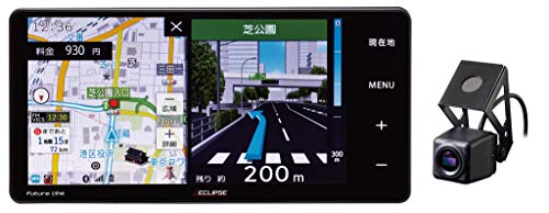 ギフトイクリプス ECLIPSE AVN-D8 10.1インチ フリップダウンモニター 国産車向け配線 映像出力アダプター付 ノイズカット 18ヶ月保証 10インチ～