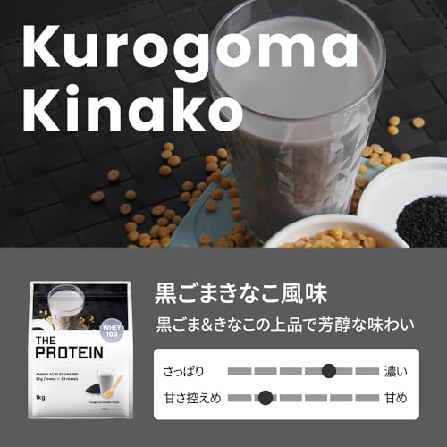 ホエイプロテイン 黒ごまきなこ風味 2