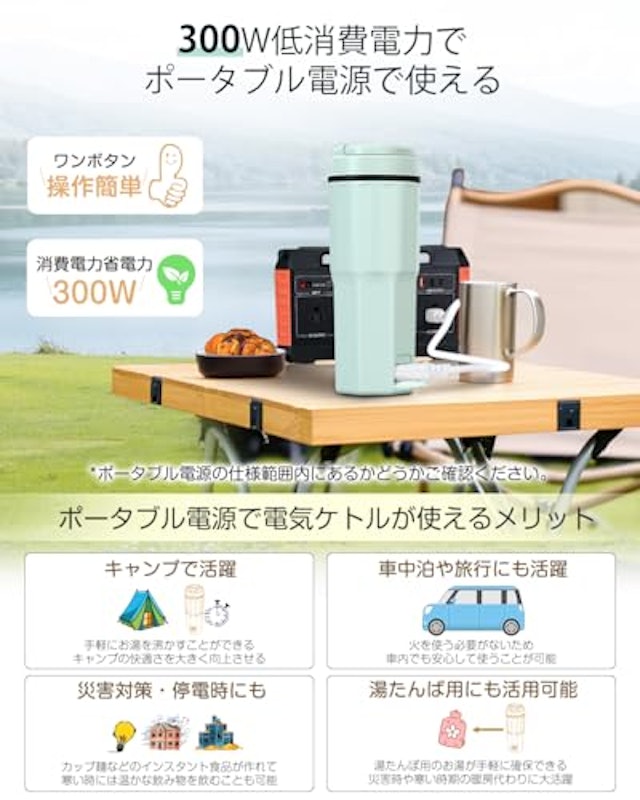 ポータブル電気ケトル 3