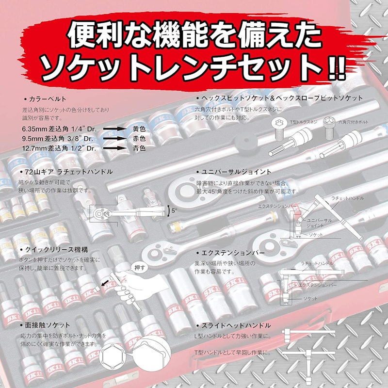 SK11 ソケットレンチセット 6