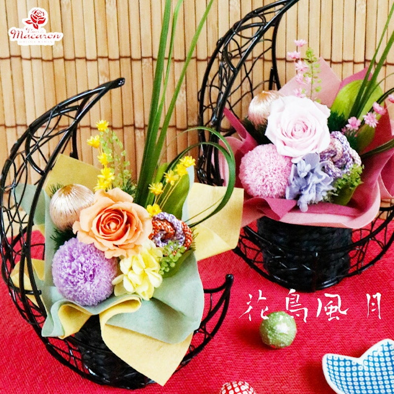 プリザーブドフラワー花鳥風月 1