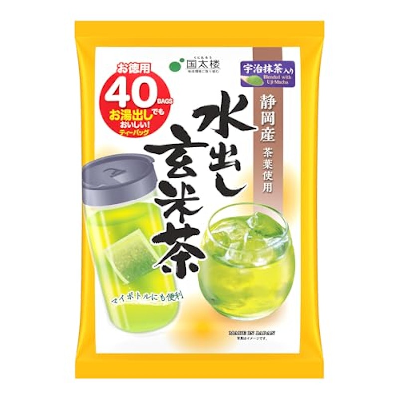 40P宇治抹茶入り水出し玄米茶TB 1