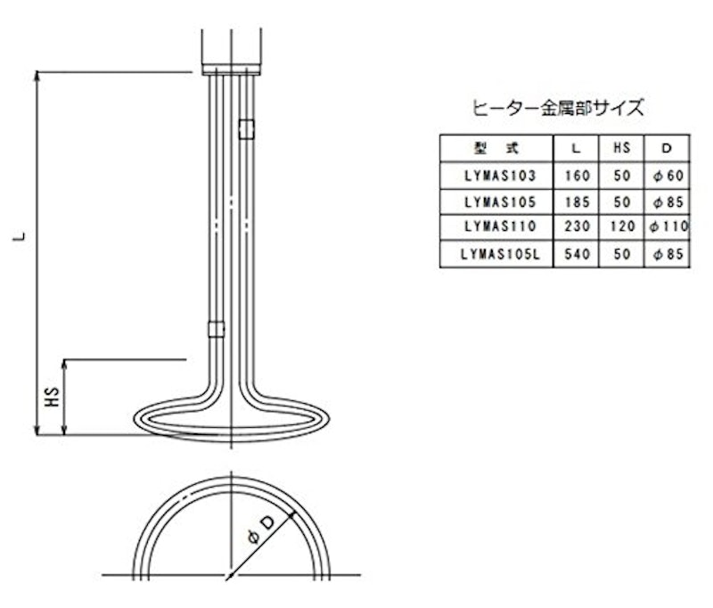 ステンレス投込みヒーター 3